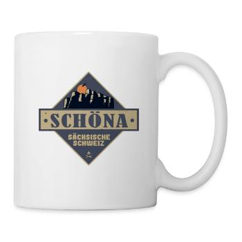 sächsische Schweiz Schöna - Tasse - Weiß - Rechts