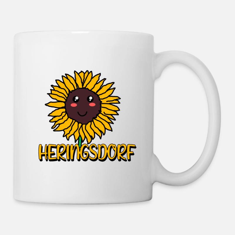 Heringsdorf - Tasse - Weiß