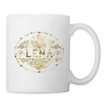 Lena - Tasse - Weiß - Rechts