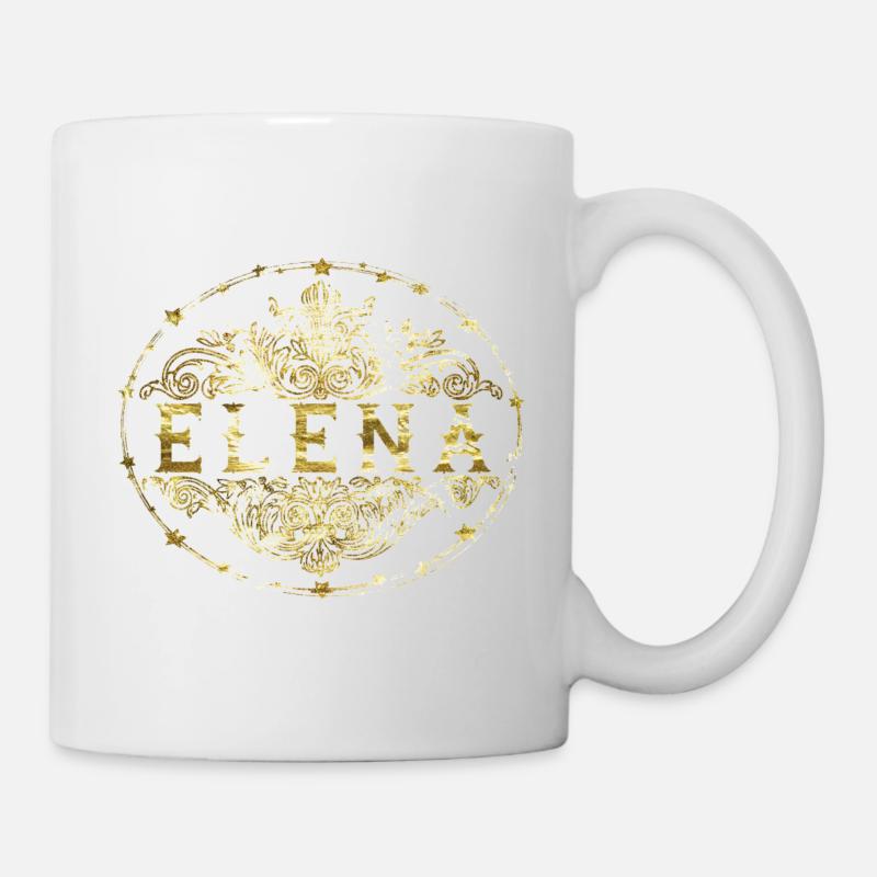 Elena - Mug blanc - blanc