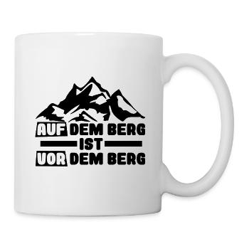 Wanderer Spruch - Tasse - Weiß - Rechts