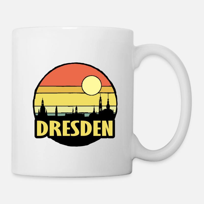 Dresden - Tasse - Weiß