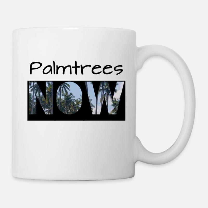 Palmtrees now - Mug - white