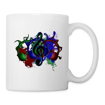 Clef de casque - Mug blanc - blanc - Droite