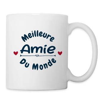 Meilleure Amie du Monde - Mug blanc - blanc - Droite