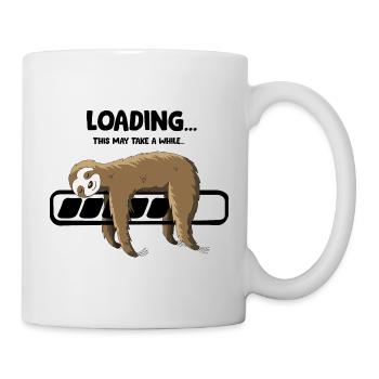 Énergie et paresse - Mug blanc - blanc - Droite