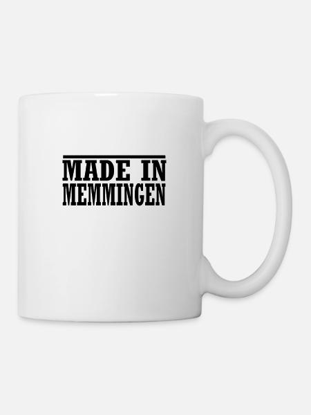 Memmingen Sütterlin - Tasse - Weiß