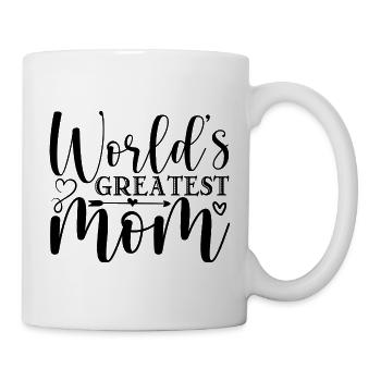 La plus grande maman du monde - Mug blanc - blanc - Droite