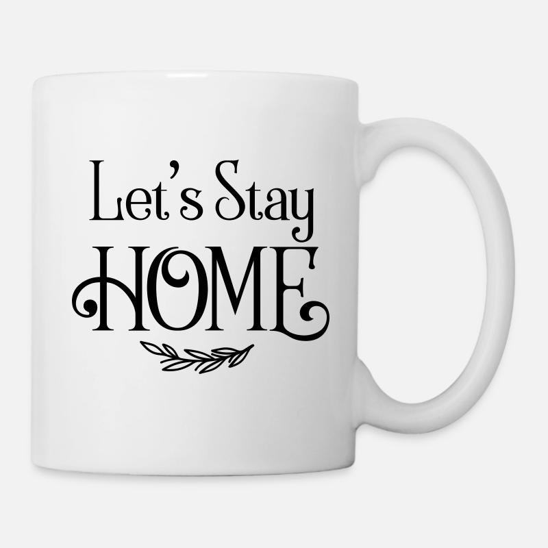 Stay at home - Mug - white