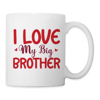 I Love My Big Brother - Mug - white - Right