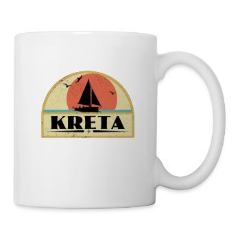 Kreta - Tasse - Weiß - Rechts