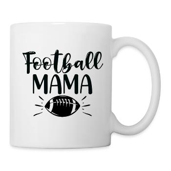 Maman du football - Mug blanc - blanc - Droite