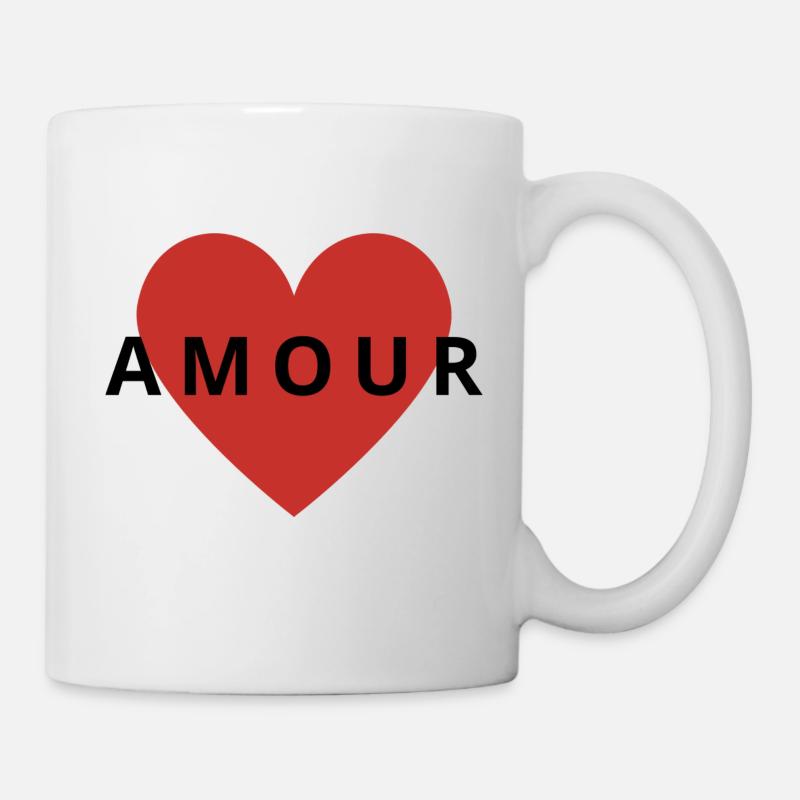 LOVE HEART - Mug - white