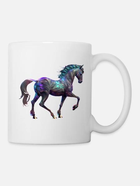 Équitation - Mug blanc - blanc