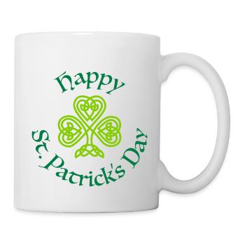 Happy St. Patrick's Day - Mug - white - Right