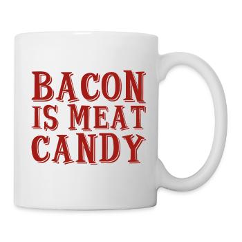Bacon Is Meat Candy 2 - Mug - white - Right