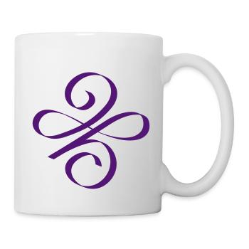 Symbole celtique de l'amitié - Mug blanc - blanc - Droite