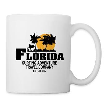 Floride - Surf - Mug blanc - blanc - Droite