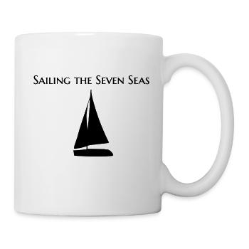 Sailing the Seven Seas - Tasse - Weiß - Rechts