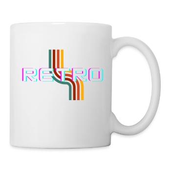 Rétro - Mug blanc - blanc - Droite