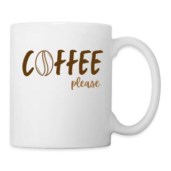 Café s’il vous plaît - Mug blanc - blanc - Droite