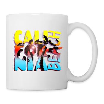 California Beach - Tasse - Weiß - Rechts