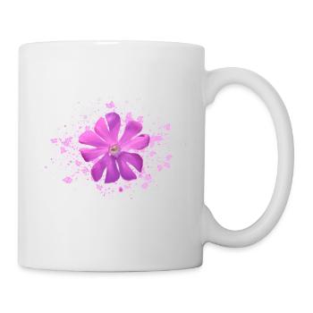 pink flower pink flower - Mug - white - Right