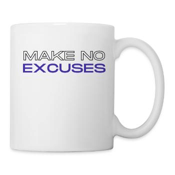 No Excuses - Mug - white - Right