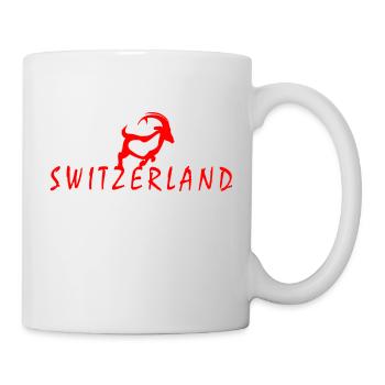 Switzerland Steinbock - Tasse - Weiß - Rechts