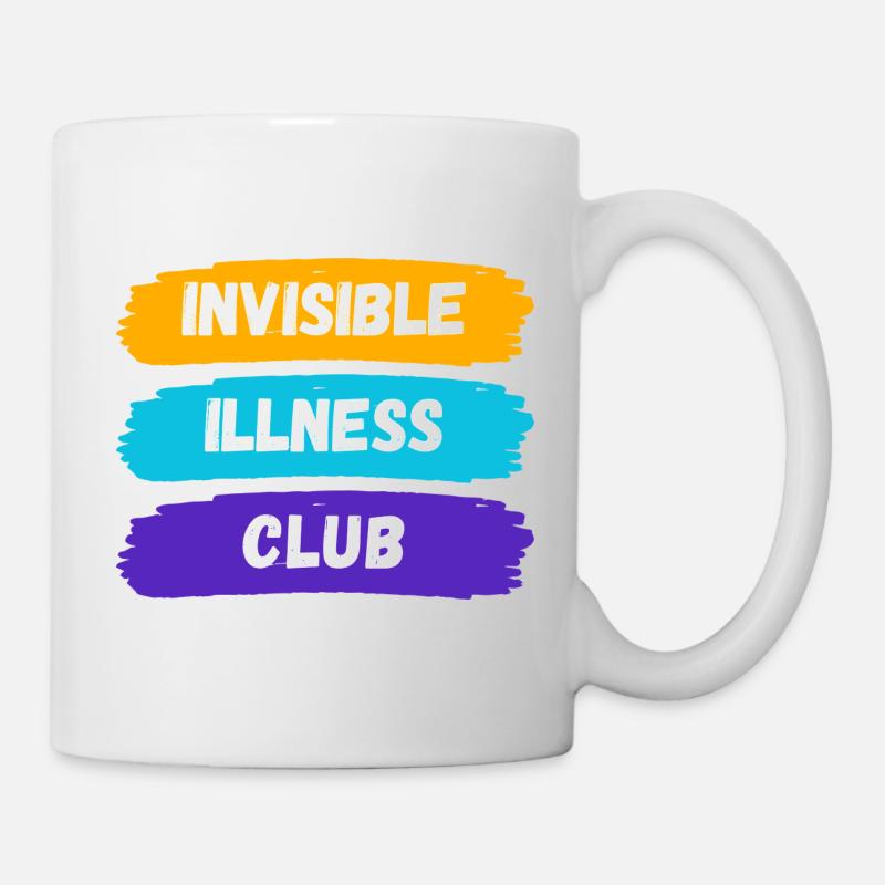 invisible illness club - Mug - white