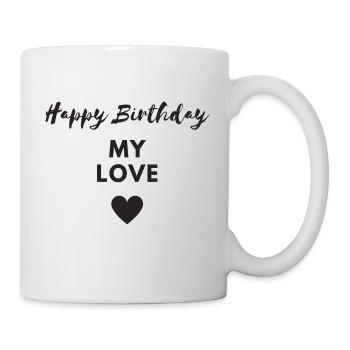 Happy Birthday my love - Mug - white - Right