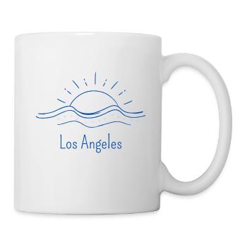 los angeles summer été - Mug blanc - blanc - Droite