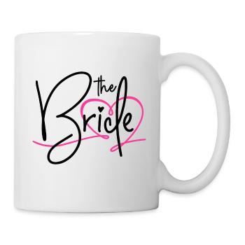 THE BRIDE - HEART BACHELORETTE PARTY BACHELORETTE BRIDE - Mug - white - Right