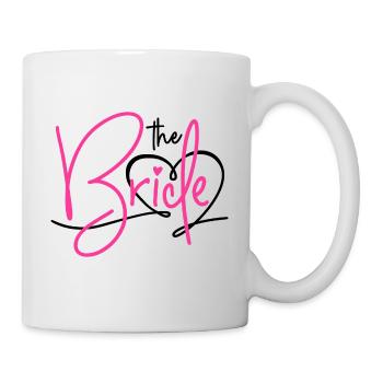 THE BRIDE - JUNGGESELLINNENABSCHIED BRAUT JGA 2026 - Tasse - Weiß - Rechts
