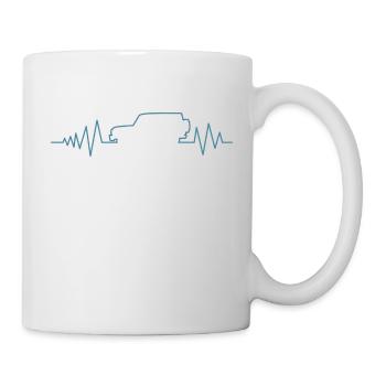 Classe G Heartbeat - Mug blanc - blanc - Droite