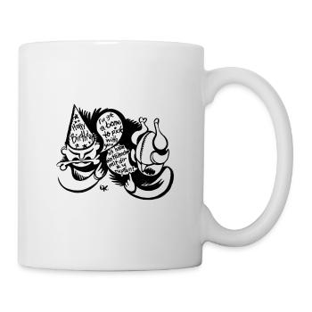Birthday Party escalating - Tasse - Weiß - Rechts