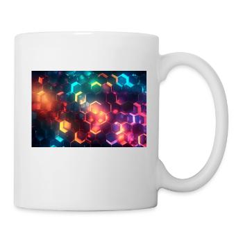 surreal epic fractal hexagons 3 - Tasse - Weiß - Rechts