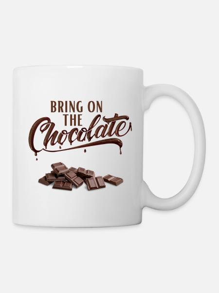 Bring on the Chocolate - Schokoliebe - Mug - white