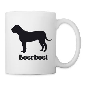 Boerboel Silhouette - Tasse - Weiß - Rechts