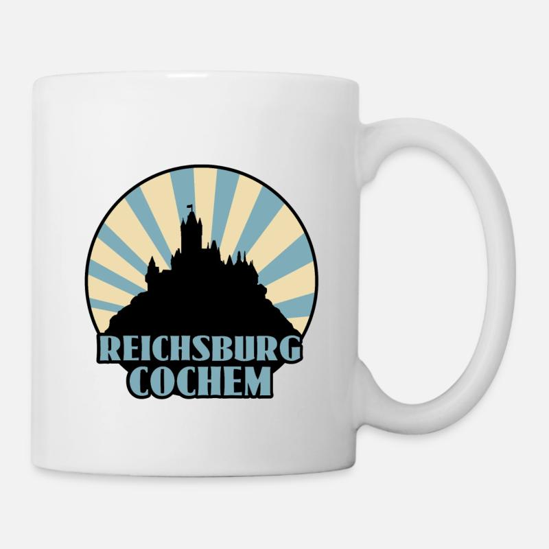 Reichsburg Cochem - Tasse - Weiß