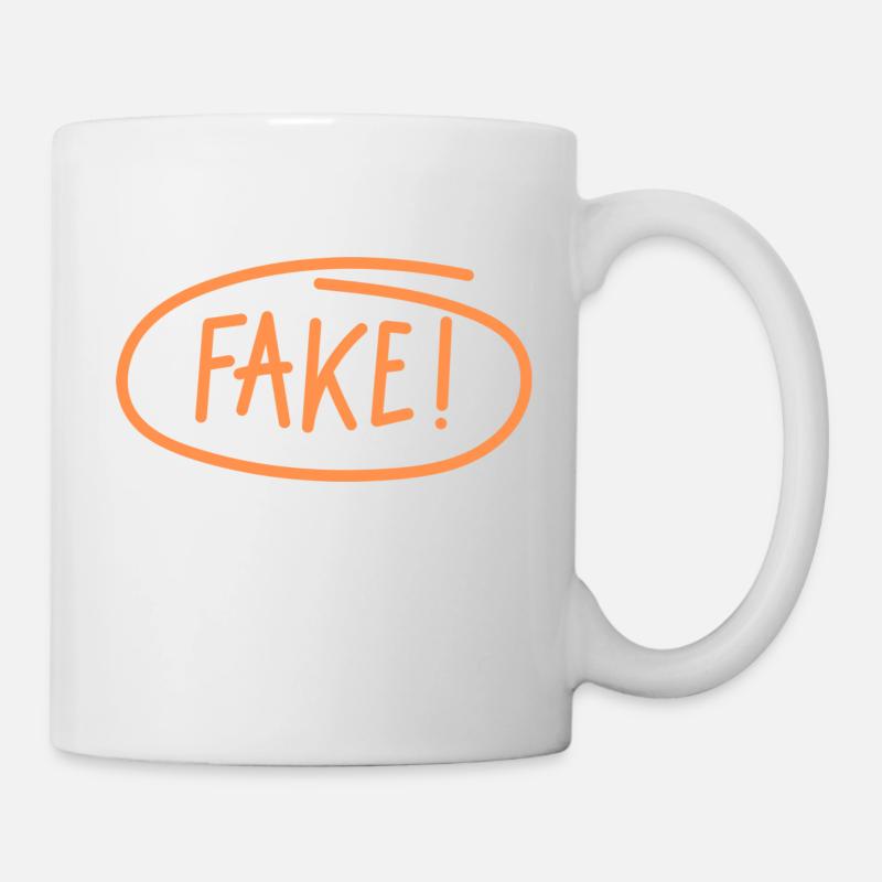 Falsch - Tasse - Weiß
