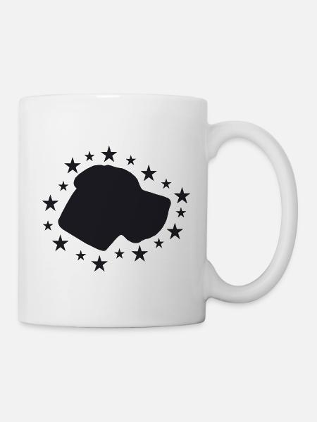 Deutsche Dogge - Tasse - Weiß