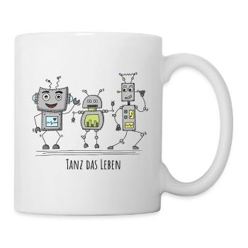 TANZ DAS LEBEN - Charlie & Friends - Tasse - Weiß - Rechts