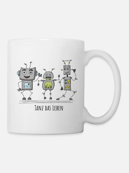 TANZ DAS LEBEN - Charlie & Friends - Tasse - Weiß