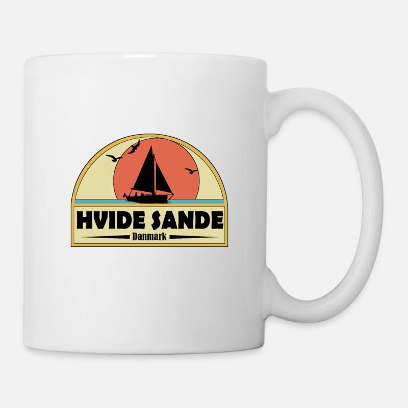 Hvide Sande Dänemark - Tasse - Weiß