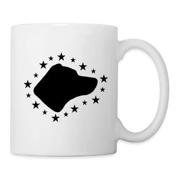 Jack Russell Terrier - Tasse - Weiß - Rechts