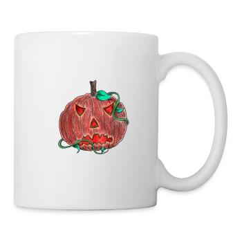 Lantern pumpkin - Mug - white - Right