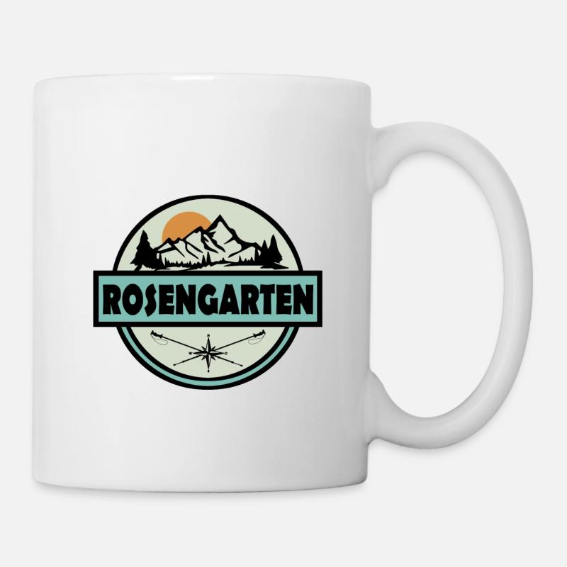 Rosengarten - Tasse - Weiß