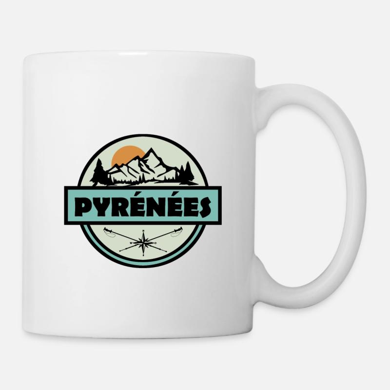 Pyrénées - Mug blanc - blanc