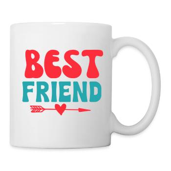 Best Friend - Tasse - Weiß - Rechts